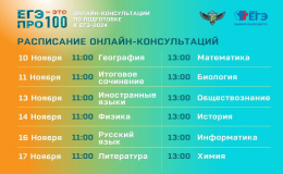 Онлайн консультации по подготовке к ЕГЭ